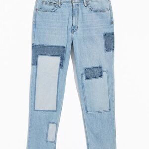 BDG Dad Patchwork Light Blue Jeans
